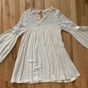 Float creme dress
